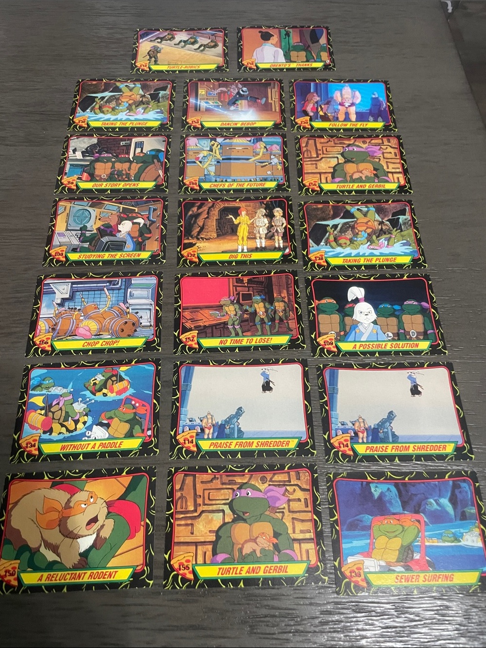 Teenage Mutant Ninja Turtles Trading Cards - Set of 20 - Picture 1 of 9